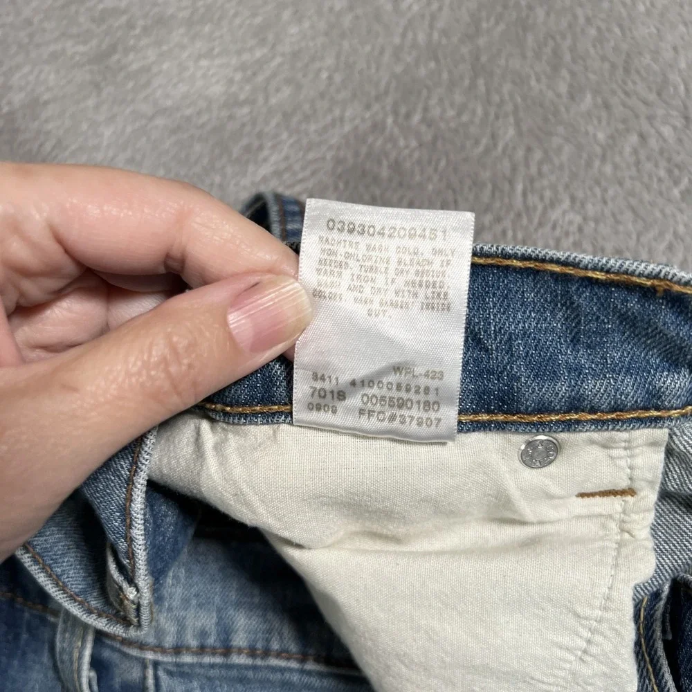 Levis 559 Jeans Mens 36x32 (Fits 38x30) Blue Relaxed Straight‎ Mid Rise Y2K